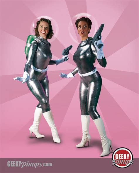 50's Sci Fi Girls by GeekyPinups on DeviantArt