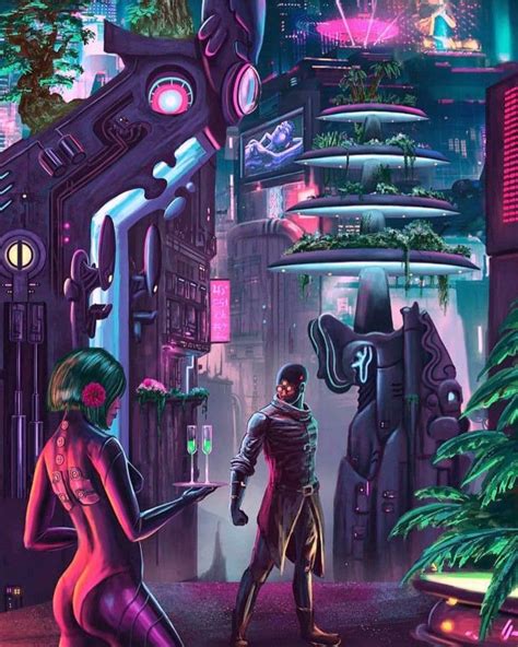 Pin by Gavriluta Mihaela on CYBERPUNK | Retro futurism, Futuristic art, Cyberpunk cityscape