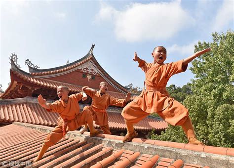 Kasaya and kapok – Shaolin Kung Fu monks begin spring practice - CGTN