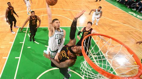 WATCH: Celtics' Jayson Tatum throws down monster dunk on LeBron James ...