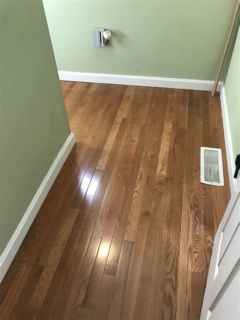 Red Oak hardwood floor installed by Snhwoodworks LLC | Hardwood floors ...