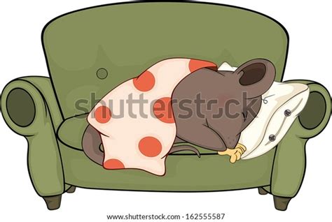 Sleeping Mouse Cartoon Stock Vector (Royalty Free) 162555587