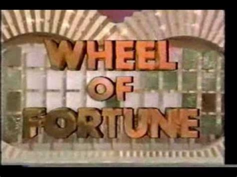 Wheel of Fortune - Theme 1989-1992 (extended version) High Quality Wheel Of Fortune, Extended ...