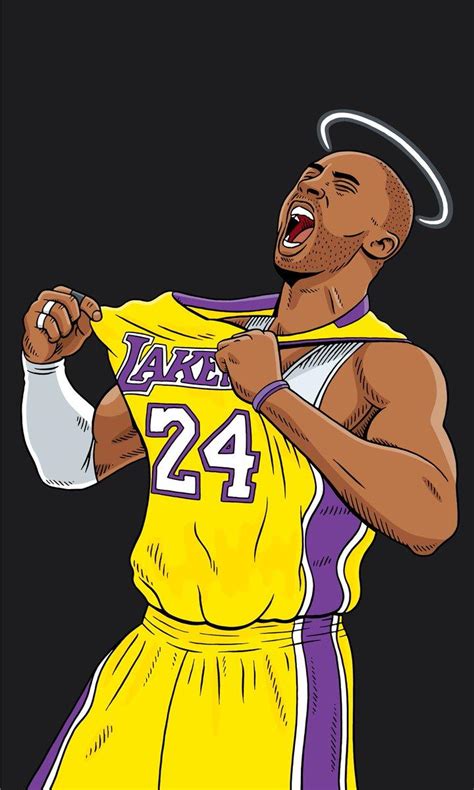 Kobe Cartoon Wallpapers - Wallpaper Cave