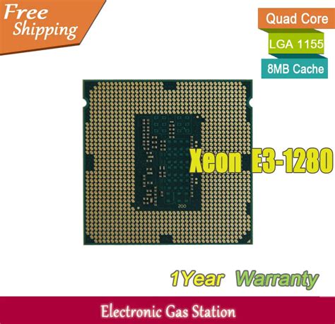 Original Processor Intel Xeon E3 1280 Quad Core 3.5GHz LGA 1155 TDP 95W 8MB Cache 32nm Desktop ...