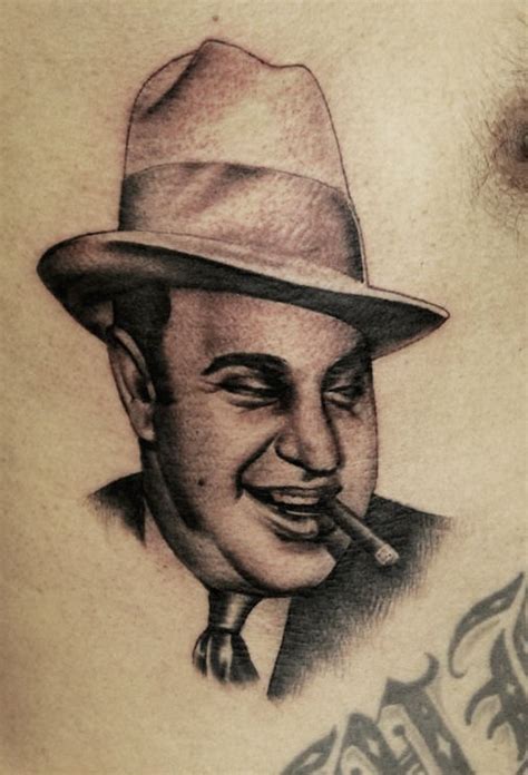 Latest Capone gangtattoo blackandgray Tattoos | Find Capone gangtattoo ...