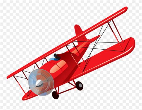 Airplane Clip Art Vector Graphics Illustration Biplane Vintage | Images and Photos finder