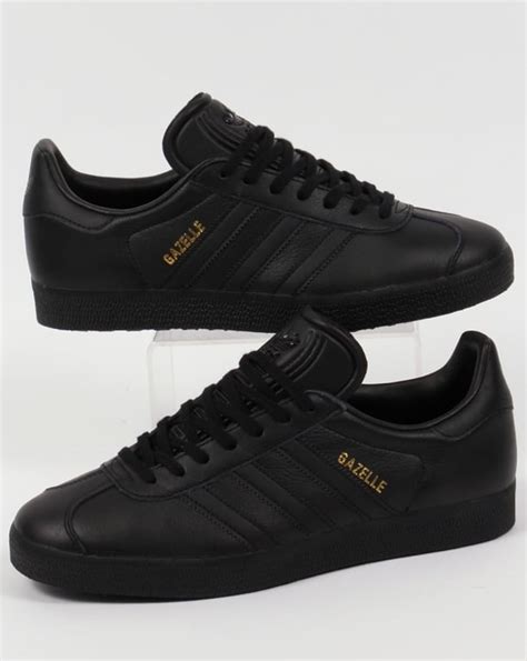 Adidas Gazelle Leather, Trainers, Black, Originals,mens