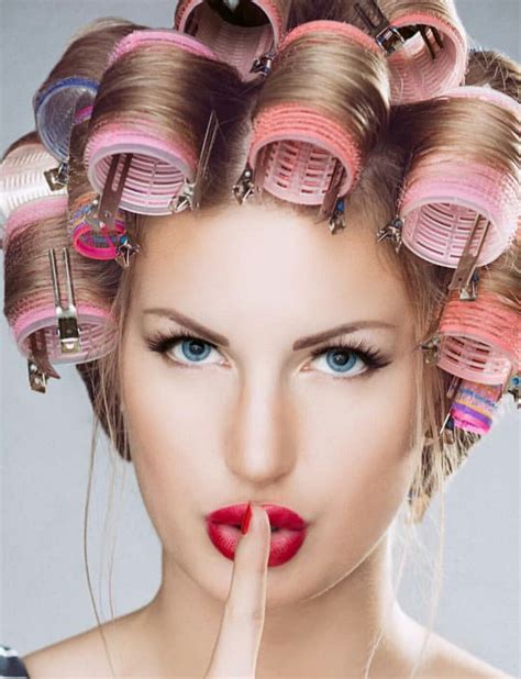 Shh my wife will hear you. | Hair rollers, Vintage hair salons, Hair curlers