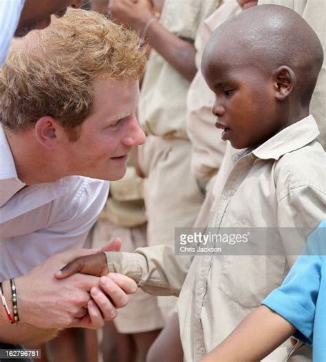 Prince Harry meets partially sighted children at St Bernadette's ...