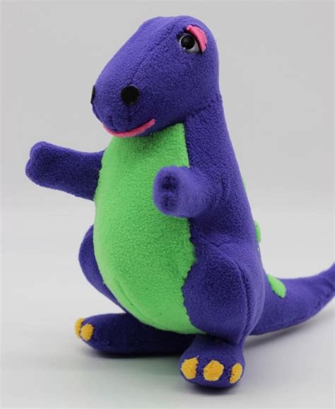 1988 Purple Dinosaur Doll Plush Sewing Pattern | Etsy