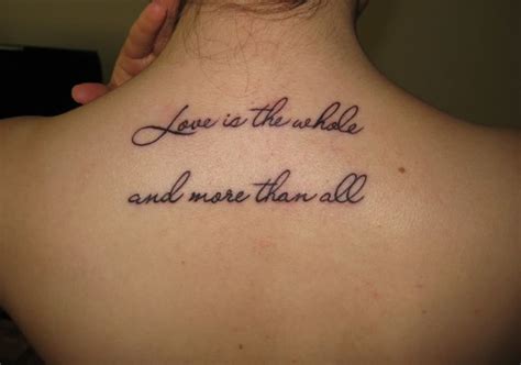 Literary Tattoo Ideas: Poem Tattoos | TatRing