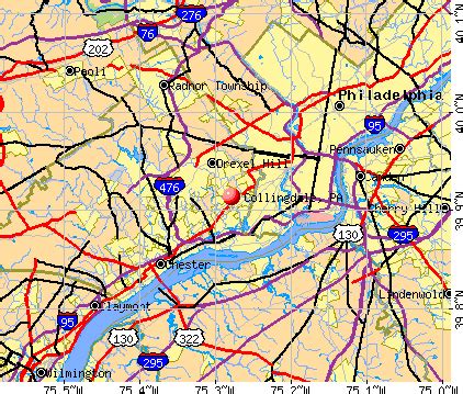 Collingdale, Pennsylvania (PA 19023) profile: population, maps, real estate, averages, homes ...