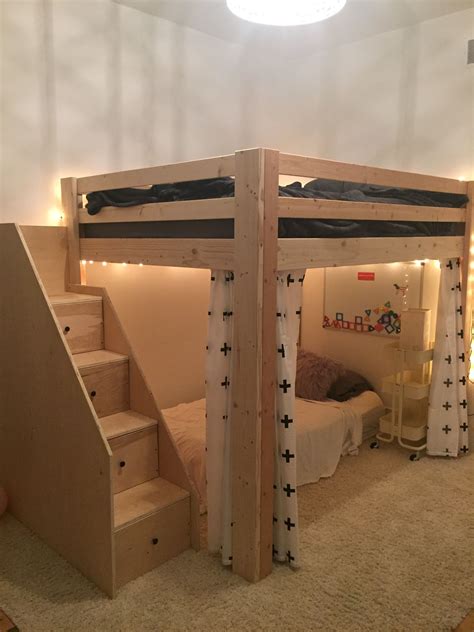 Under loft bed ideas kids – Artofit