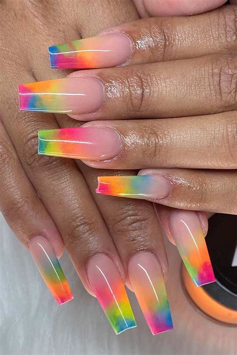23 Cute Multi-Colored Nails to Copy This Summer - StayGlam