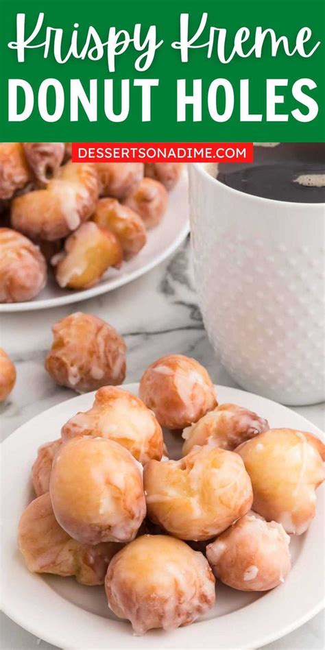Krispy Kreme Donut Holes | Doughnut recipe easy, Glazed donut hole recipe, Donut hole recipe