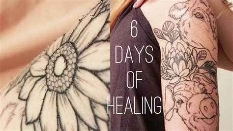 TATTOO HEALING STAGES - YouTube