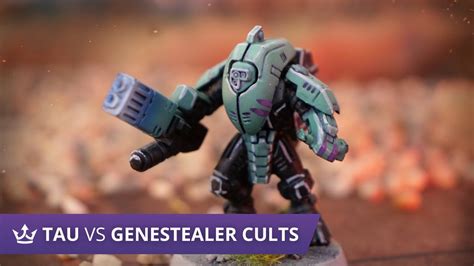 Tau vs Genestealer Cults - YouTube