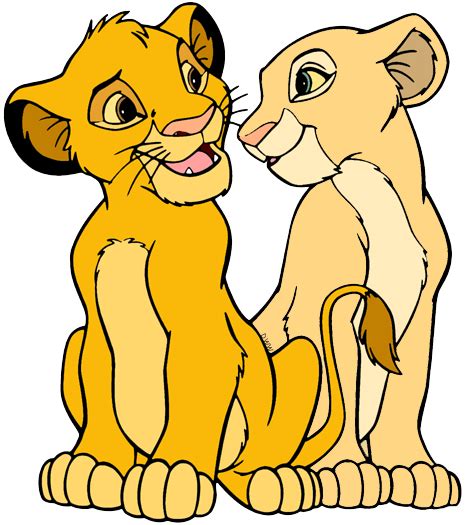 Simba and Nala Clip Art Images | Disney Clip Art Galore