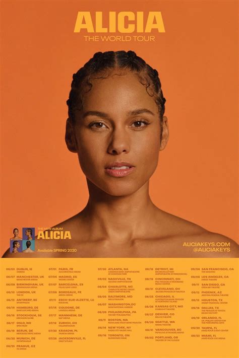 Alicia Keys Announces new album and tour : TVMusic Network