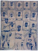 Hake's - CHICAGO AMERICAN GIANTS PORTION OF 1935 NEGRO LEAGUE BROADSIDE ...