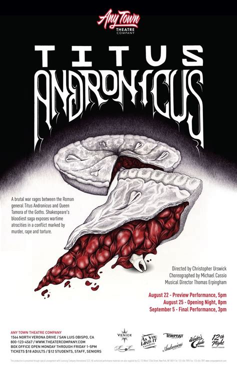 The Urban Politico: Book Reviews: Titus Andronicus