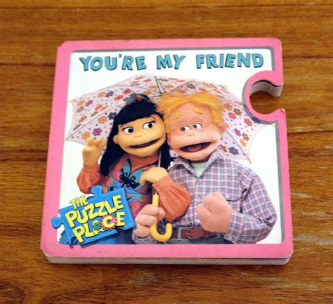 The Puzzle Place TV Show Book You're My Friend Puzzle | Etsy