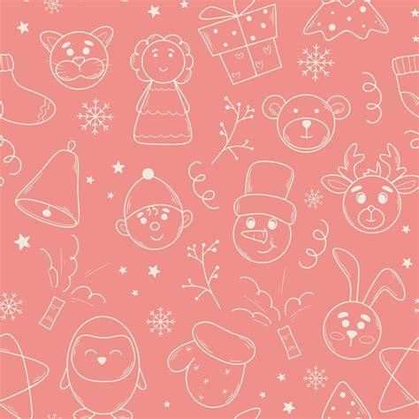 Sweet pink baby seamless pattern 33982088 Vector Art at Vecteezy