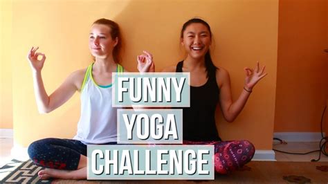 Funny Yoga Challenge 2017! - YouTube