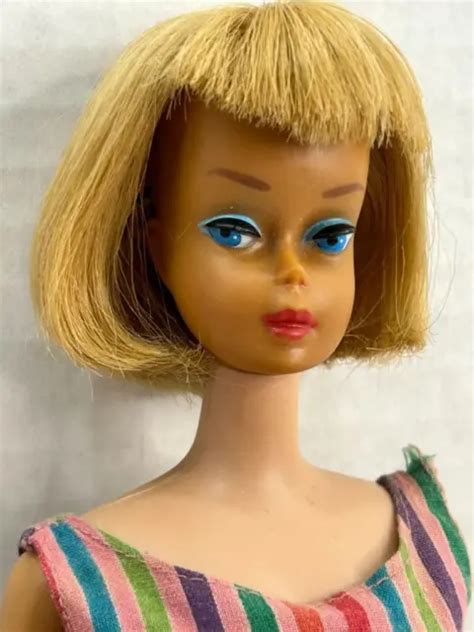 VINTAGE LONG HAIR American Girl Barbie Doll w Ash Blond Hair in OSS and ...