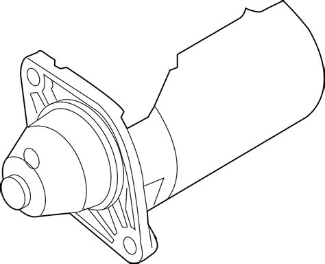 07C911023F - Starter Motor - Genuine Volkswagen Part