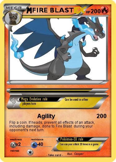 Pokémon FIRE BLAST 48 48 - Agility - My Pokemon Card