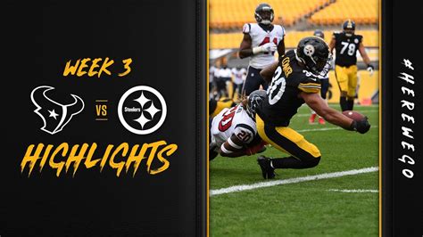 2020 Pittsburgh Steelers Game Highlights: Week 3 vs Houston Texans ...