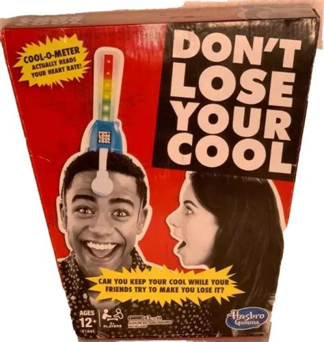 HASBRO DON'T LOSE Your Cool Cool-O-Meter Reads Your Heart Rate Game Ages 12+ $2.99 - PicClick