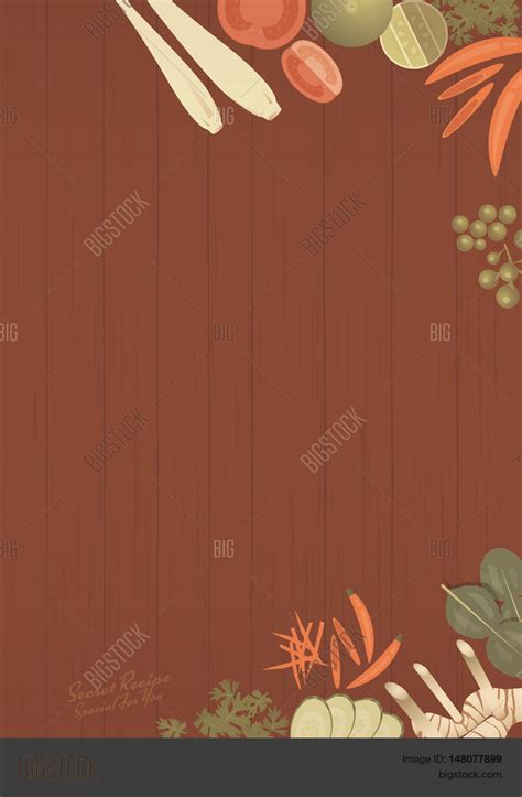 Food Menu Vector Background