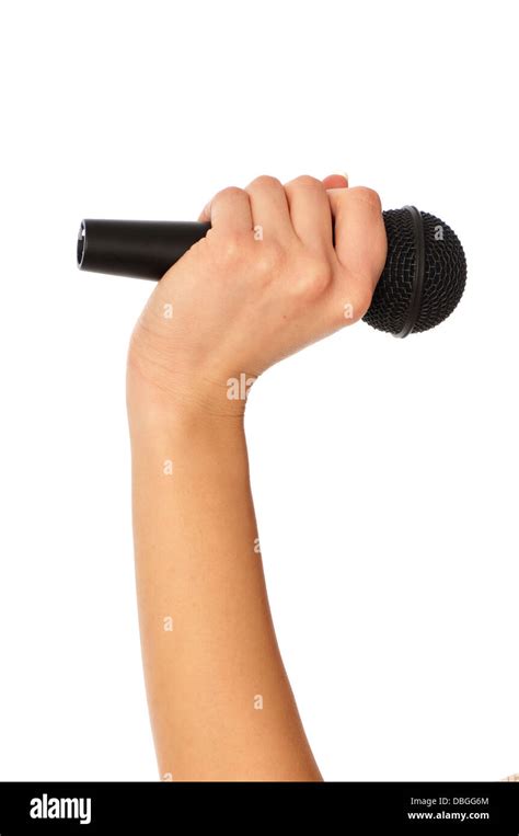 microphone for interview Stock Photo - Alamy