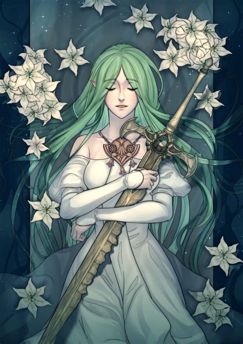 Rhea art by @DedPengGwyn : r/FireEmblemThreeHouses