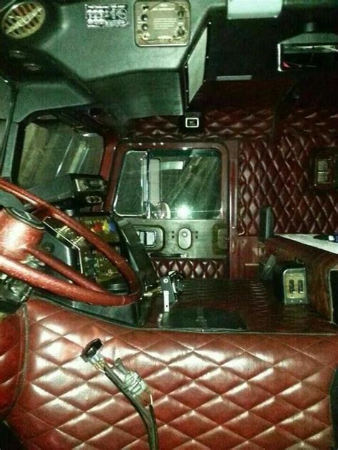 Pin by Don Luney on White Freightliner COE | Semi trucks interior ...