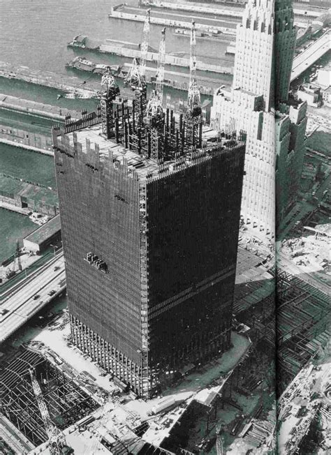 Pin on Twin Towers Construction from 1968 to 1973