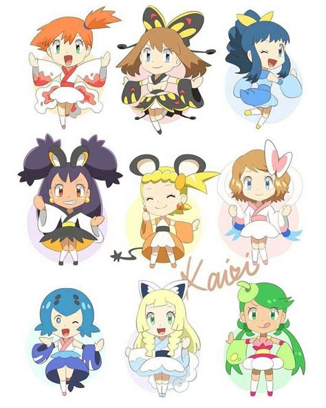 Pokemon Girls by MuchBlock10 | Pokemon eevee, Cute pokemon wallpaper, Pokémon heroes