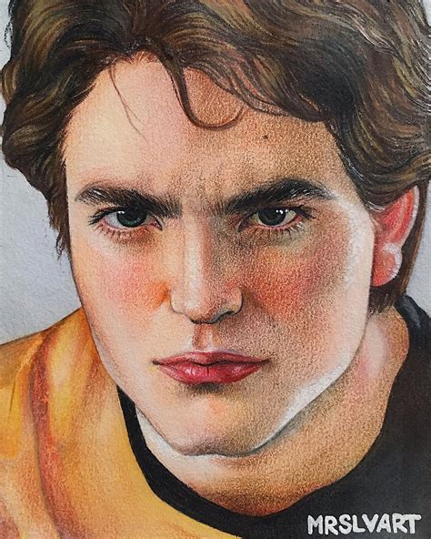 𝐄𝐊𝐀𝐓𝐄𝐑𝐈𝐍𝐀 on Instagram: “Cedric Diggory! 🎥🎞☕️🍁 ⠀ size: 9,5х12.⠀ materials: markers, watercolor ...