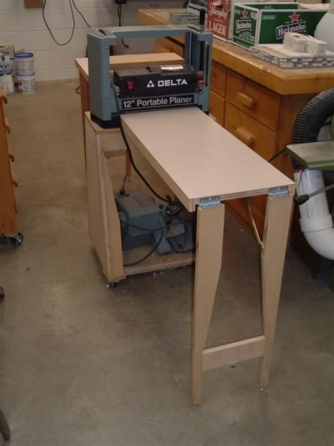 Woodworking planer stand plans