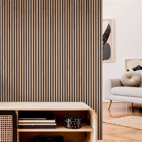 Acupanel® Luxe Natural Walnut Acoustic Wood Wall Panels | Wood slat ...