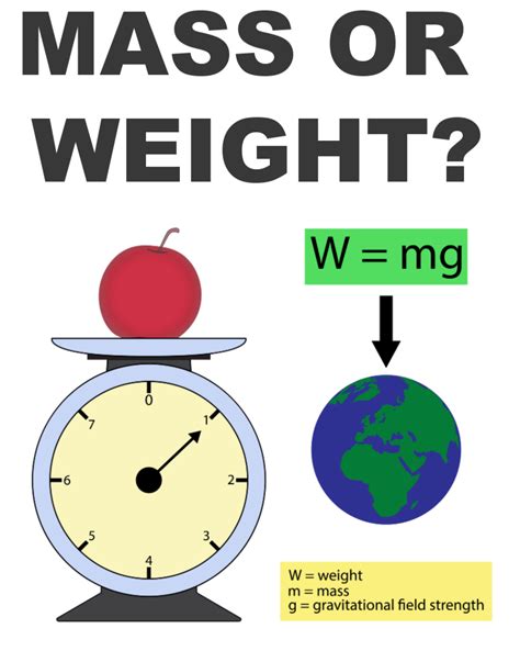 What is the difference between mass and weight?