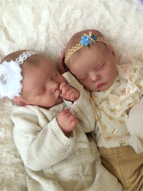 Twin A Twin B Bonnie Brown reborn doll. Created by Mary Anderson Dolls. | Reborn baby dolls ...