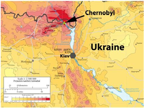 Chernobyl Disaster Map Of Location