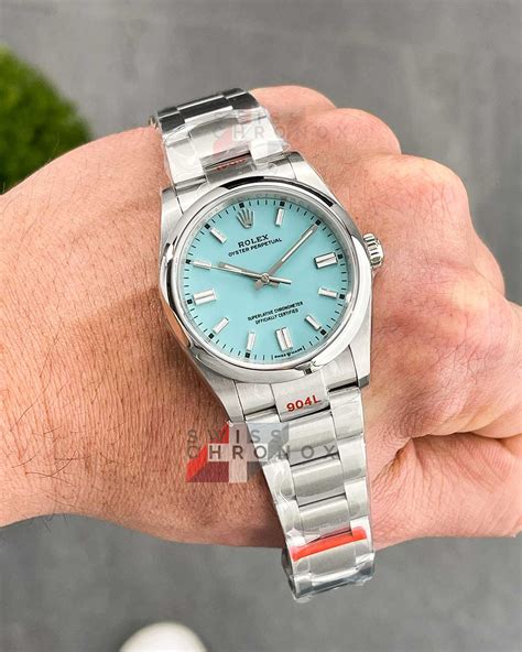 Rolex Oyster Perpetual 36 Tiffany Blue Dial 126000