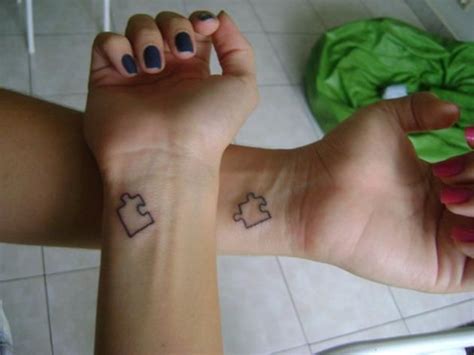 Estos 17 tatuajes de puzzle para parejas te van a enamorar | Matching ...