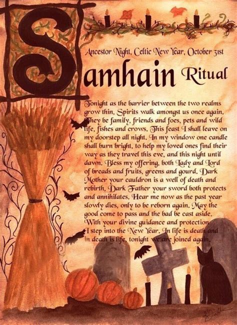 Pin by m&mforever on Blessings, rituals,chants and spells | Samhain ...