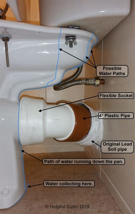 Fixing A Close Coupled Toilet Leaking Fresh Water - Helpful Colin